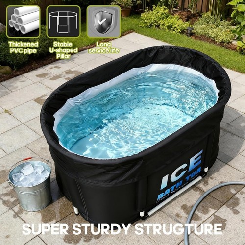 Oval ice bath - tub, lid